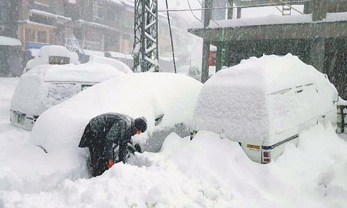 Infant dies as KP, Fata receive heavy rain, snowfall