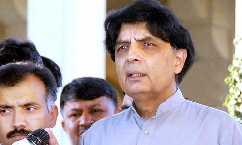 Decision to travel to Lahore via motorway was taken at party meeting: Nisar hits back at Nawaz's remark