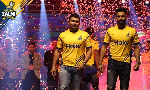 Peshawar Zalmi unveil PSL 2018 kit Peshawar Zalmi unveil PSL 2018 kit