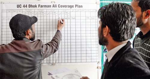 Health workers strive to eradicate polio one door at a time