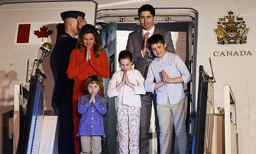 Trudeau touches down in India for week-long state visit