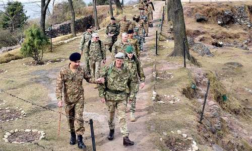 Defence attaches of six countries visit LoC
