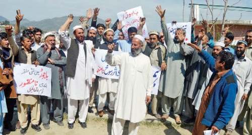 Protests in Dir, Khar against delimitation