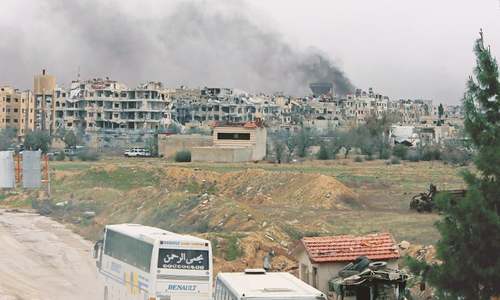 Syrian rebels quit another stronghold in eastern Ghouta