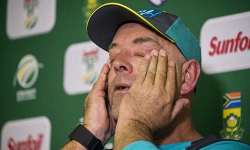Teary-eyed Lehmann tenders resignation as Australia coach