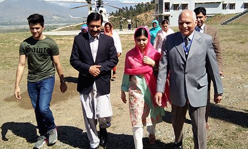 'So much joy seeing my family home,' says Malala on first visit back to Swat
