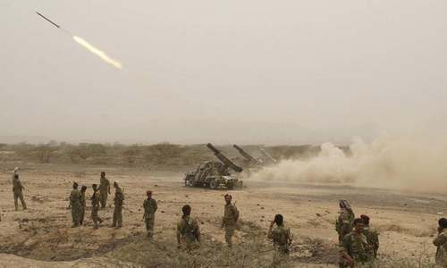 Saudi forces intercept missile fired by Houthis
