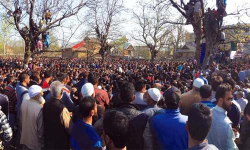 Situationer: A day of funerals in Kashmir