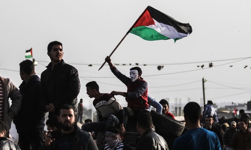 Palestinian killed by Israeli air strike on Gaza border