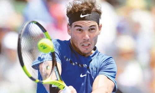 Record-setter Nadal roars back as Spain draw level against Germany Record-setter Nadal roars back as Spain draw level against Germany