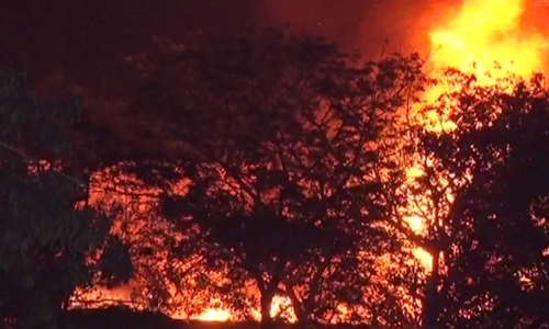 Fire in Karachi's City Courts explodes ammunition, torches records