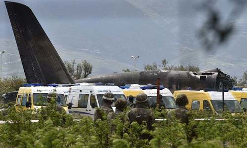 257 dead as military plane crashes in Algeria