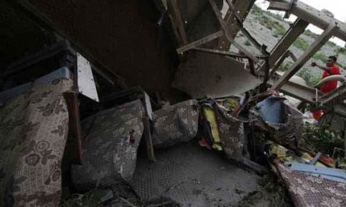 At least 4 killed, 25 injured in road accident near Hyderabad bypass At least 4 killed, 25 injured in road accident near Hyderabad bypass