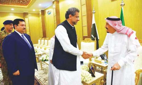 PM Abbasi, COAS meet Saudi king, attend war games