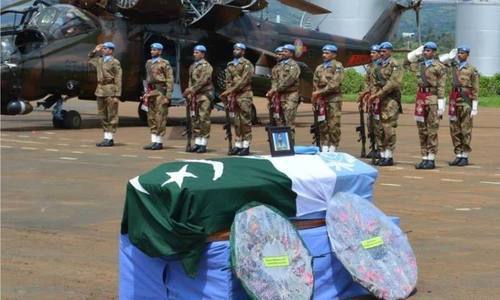 UN honours 7 Pakistani peacekeepers