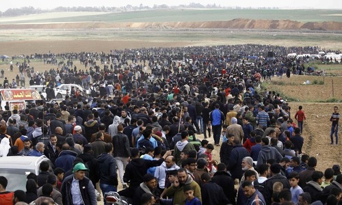 Israeli troops kill 4 more Palestinians in border protest Israeli troops kill 4 more Palestinians in border protest
