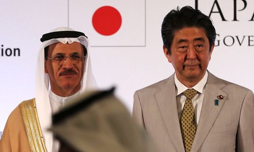 Japan's Abe in the UAE to boost ties, with 27 companies in tow