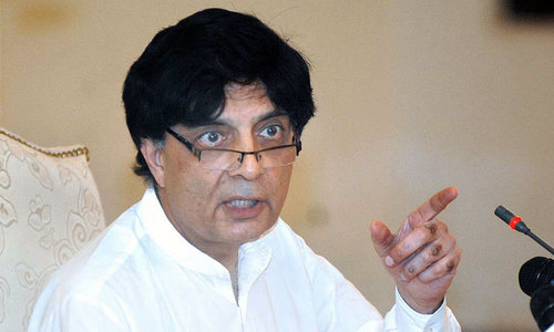 Chaudhry Nisar to contest elections from NA-59 Chaudhry Nisar to contest elections from NA-59