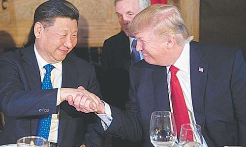 Trump praises China&rsquo;s Xi as trade talks begin in Beijing