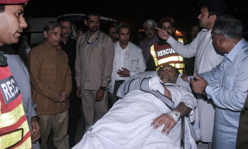 Interior Minister Ahsan Iqbal injured in assassination attempt during Narowal corner meeting