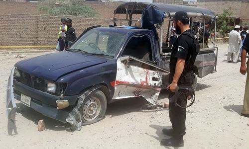 One policeman martyred in IED blast near police van in Bannu