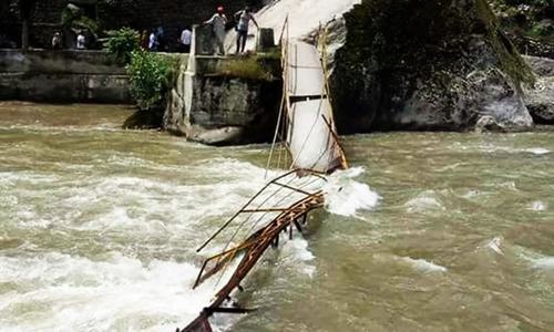6 people drown as footbridge collapses in Neelum Valley, 6 still missing: officials