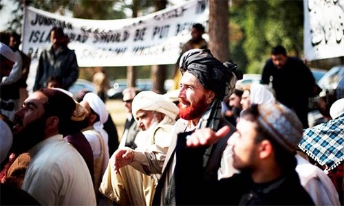 Protest against targeted killings continues in tribal areas