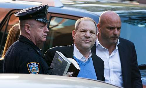 Weinstein turns himself in; NY police charges him with rape and sex crimes Weinstein turns himself in; NY police charges him with rape and sex crimes