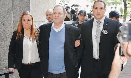 Movie producer Weinstein charged with rape, abuse