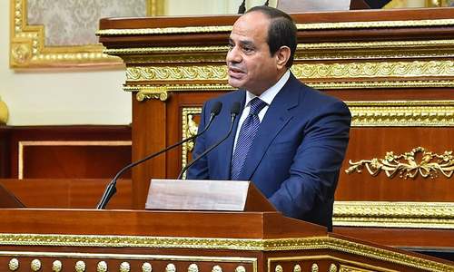 Abdel Fattah al-Sisi sworn in as Egypt's president for the second time