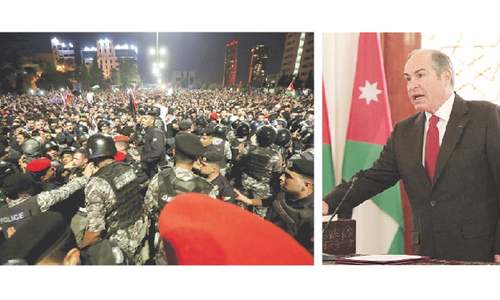 Jordanian PM resigns after anti-austerity protests
