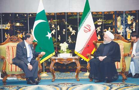 Mamnoon, Rouhani discuss ways to improve trade ties