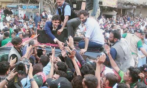 Lyari &lsquo;protesters&rsquo; booked under terror law in Bilawal rally attack case