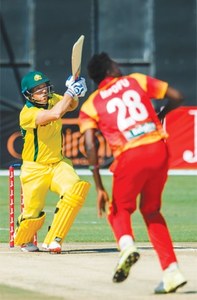 Finch stars as records tumble in Aussie rout of Zimbabwe