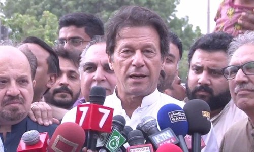 Rain has exposed development facade: Imran
