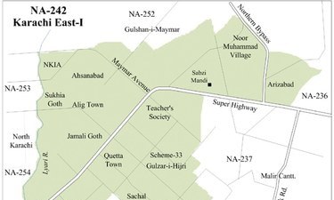NA-242 — Karachi’s smallest constituency with fewer than 200,000 votes NA-242 — Karachi’s smallest constituency with fewer than 200,000 votes