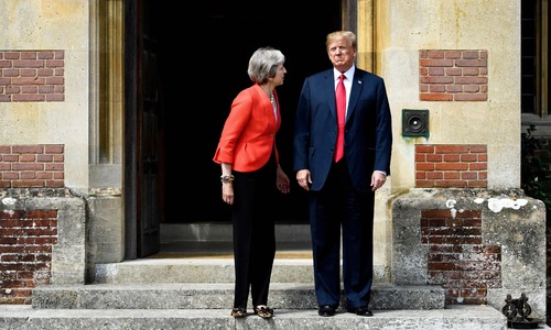 'Where are your manners?' British politicians outraged at Trump