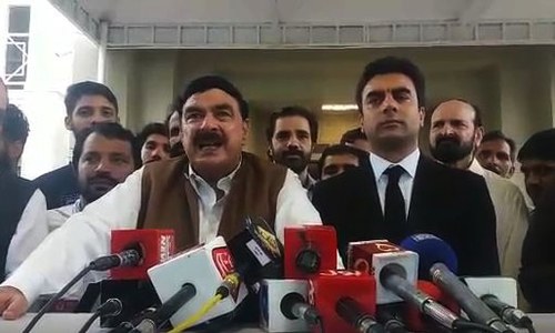 LHC rejects Sheikh Rashid's plea, upholds ECP decision to defer NA-60 poll