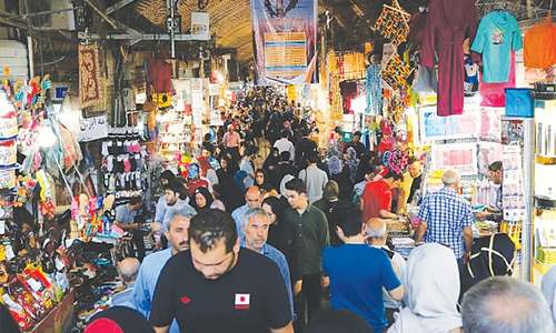 Iran volatile on eve of US sanctions