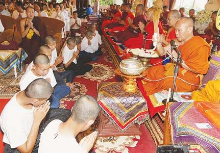 Thai cave boys leave Buddhist monastery after honouring dead rescuer Thai cave boys leave Buddhist monastery after honouring dead rescuer