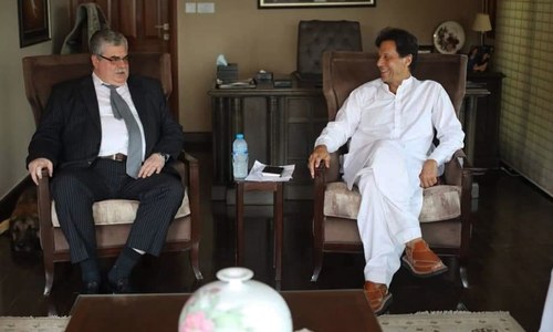 Russian envoy calls on Imran Khan at Banigala