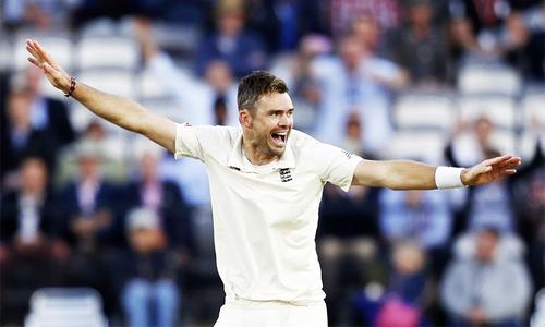 England's James Anderson becomes first to claim 100 Test wickets at Lord's