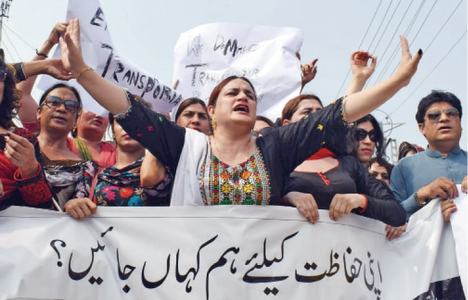 Transgender persons protest violence, hate against them
