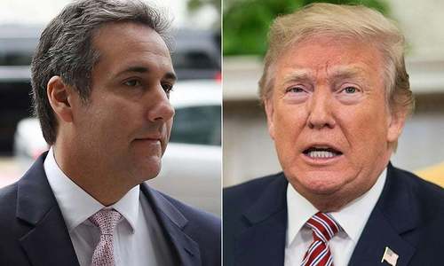 Trump accuses ex-lawyer Cohen of making up 'stories' to get plea deal