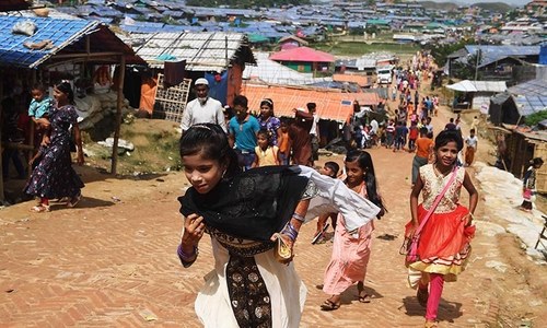 Rohingya mark Eid, one year after Myanmar crisis began