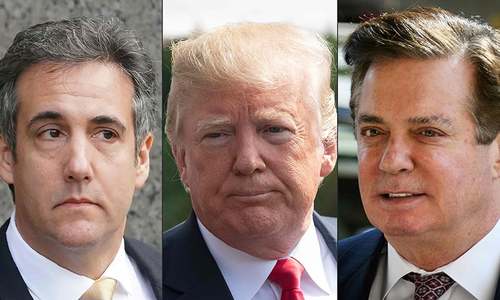 Trump denies wrongdoing, slams Cohen 'stories' on hush payments