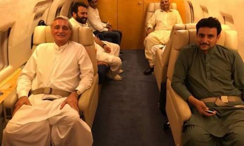 Tareen reaches Pakistan to 'support' Dr Alvi in presidential election