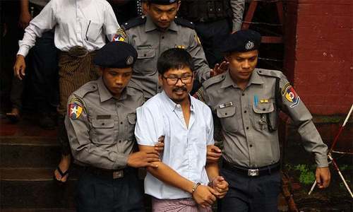 US joins in outcry against Myanmar's jailing of 2 reporters