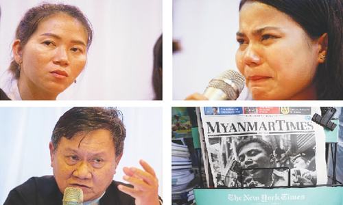 Families of jailed reporters appeal for release