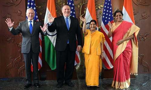 Pompeo, Mattis talk bolstering Indian ties despite tensions Pompeo, Mattis talk bolstering Indian ties despite tensions